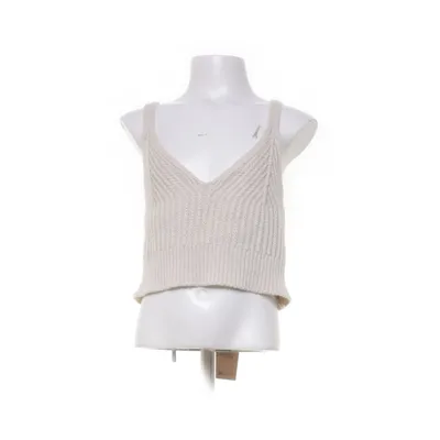 Crop top (Wit) van Zara Acryl, Katoen