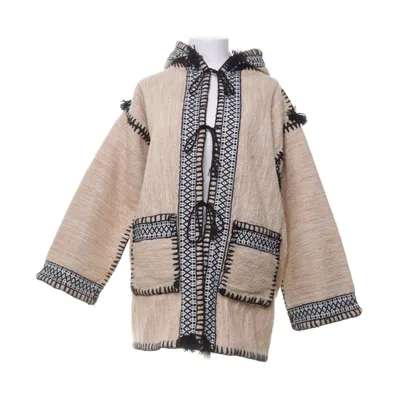 Cardigan (Beige, Meerkleurig) Wol