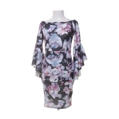 Jurk (Zwart, Meerkleurig) van Bodyflirt Boutique Elastaan, Polyester