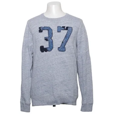 Collegetröja (Grå) från Abercrombie & Fitch Bomull, Polyester