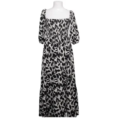 Robe longue (Noir, Blanc) de Sinsay Élasthane, Polyester
