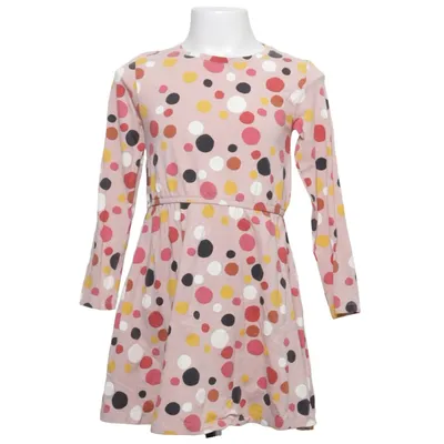 Dress (Pink, Multicolored) from Lindex Kids Cotton, Elastane