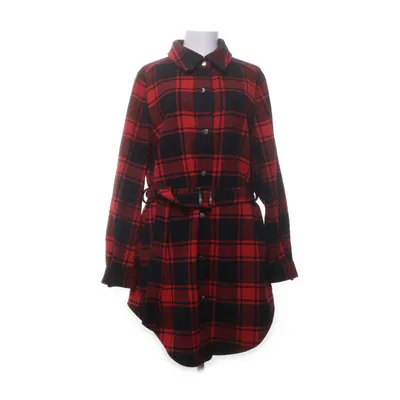 Overshirt (Red, Black) from Zizzi Acrylic, Polyamide, Polyester, Wool, Viscose
