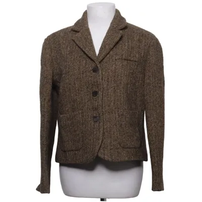 Blazer (Brun, Flerfarvet) fra Understanding Polyester, Uld