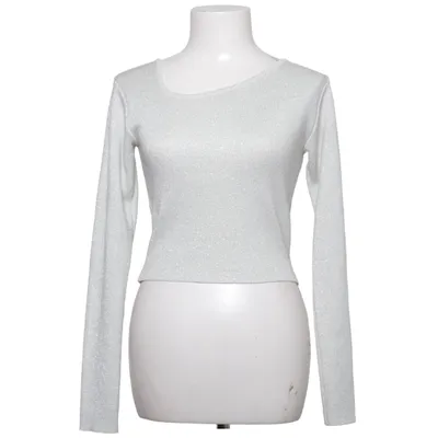 Crop top (Zilver) van YUSE Acryl, Metallvezel