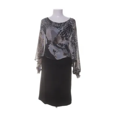 Dress (Black, Multicolored) from Mingel Viscose, Polyester, Elastane