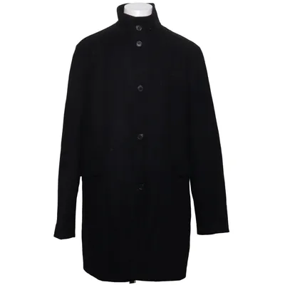 Frakke (Sort) fra Selected Homme Polyester, Uld