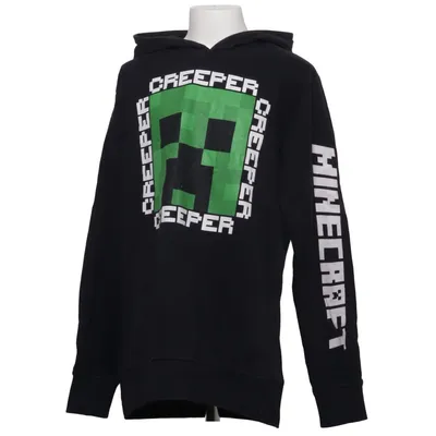 Huvtröja (Svart, Grön, Vit) från Mojang Bomull