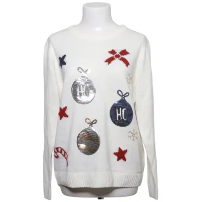 Pull de Noël (Blanc, Multicolore) de Up 2 Fashion Acrylique