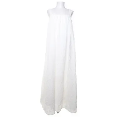 Maxikjole (Hvid) fra H&M Trend Bomuld, Elastan