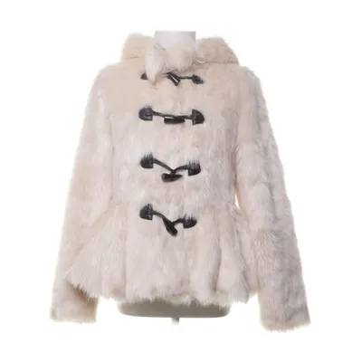 Duffle coat (White) from ASOS Polyester