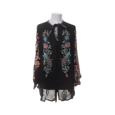 johnny was peacock sable blouse