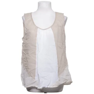 Top (Beige, Wit) van Isay Katoen