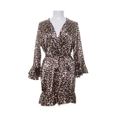 Morgonrock (Brun, Beige) Elastan, Polyester