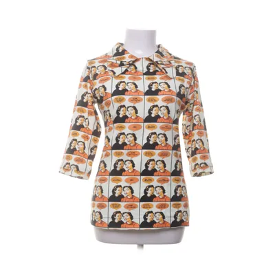 Långärmad t-shirt (Orange, Flerfärgad) från Margot Bomull, Elastan