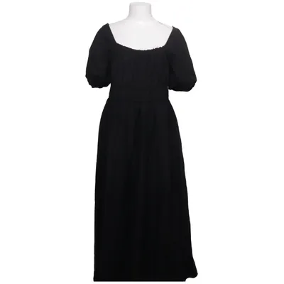 Maxi dress (Black) from New Look Cotton, Linen, Viscose