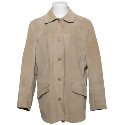 Läderjacka (Beige) från Snap/Shot Skinn