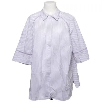 Korte mouwen shirt (Wit, Lila) van Sheego Katoen