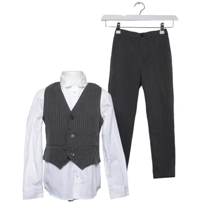 Kostym (Grå, Vit) från H&M Bomull, Polyester