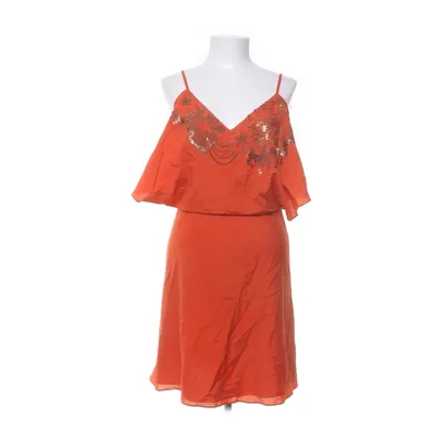 Jurk (Oranje) van Karen Millen Zijde, Elastaan, Polyester