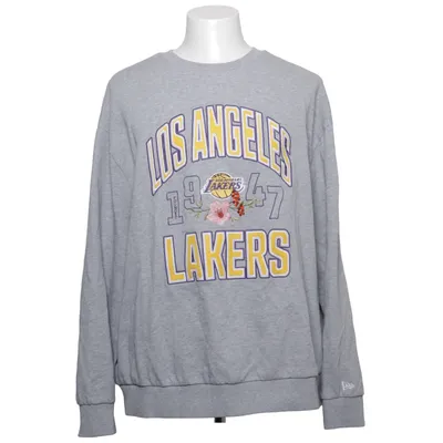 Sweatshirt (Gray, Yellow) from Los Angeles Lakers Cotton