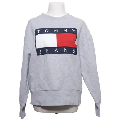 Sweatshirt (Gris, Multicolore) de Tommy Hilfiger Jeans Coton, Polyester