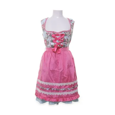 Dirndl (Blue, Multicolored) from Fuchs Trachtenmoden Cotton, Polyester