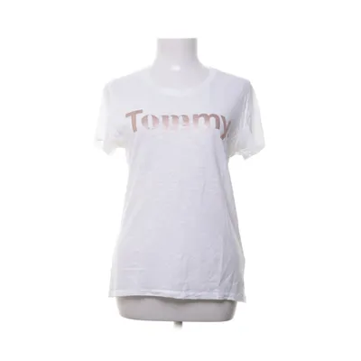 T-shirt (Wit) van Tommy Hilfiger Jeans Katoen, Modal