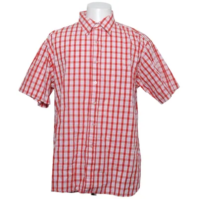 Kortärmad skjorta (Röd, Vit) från Atlant Bomull