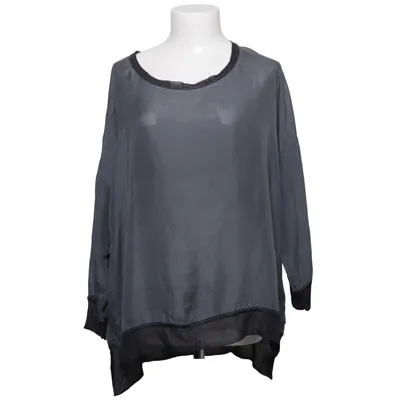 Top (Gray, Black) from By Malene Birger Silk, Viscose