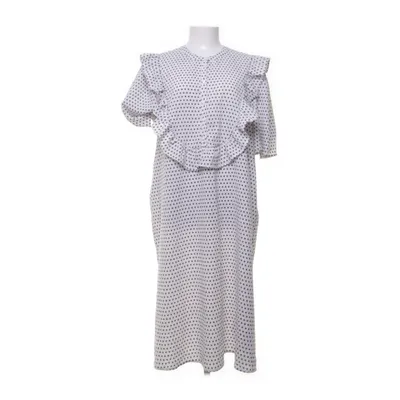 Klänning (Vit, Lila) från Ichi Polyester, Viskos