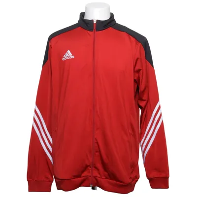 Träningsjacka (Röd, Svart, Vit) från Adidas Polyester