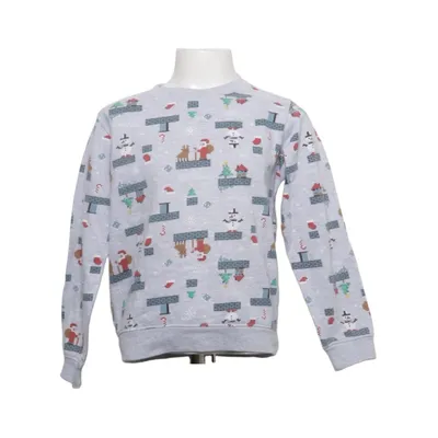 Kersttrui (Grijs, Meerkleurig) van Zeeman Katoen, Polyester