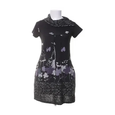 Kjole (Sort, Flerfarvet) fra Smashed Lemon Elastan, Polyester