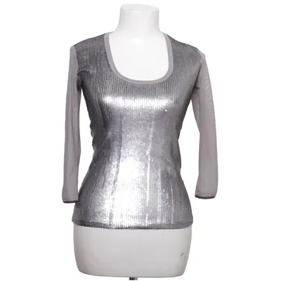 Top (Silver, Beige) from Armani Exchange Cotton, Elastane, Modal