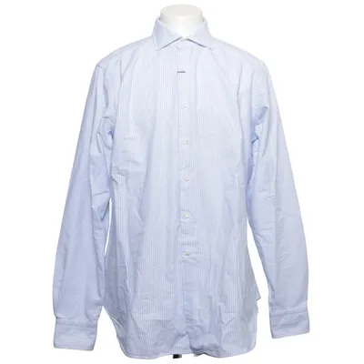 Chemise (Bleu, Blanc) de Alessandro Gherardi Coton