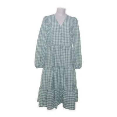 Klänning (Grön, Vit) från Freequent Bomull, Polyester