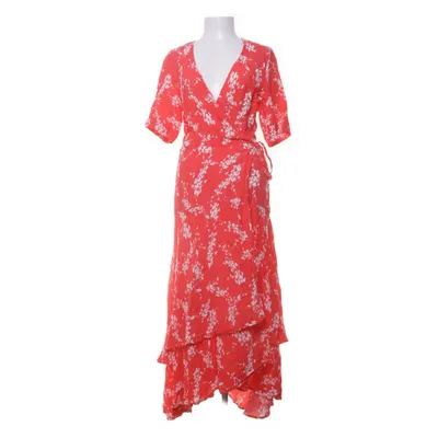 Omlottklänning (Röd, Vit) från Lindex Viskos