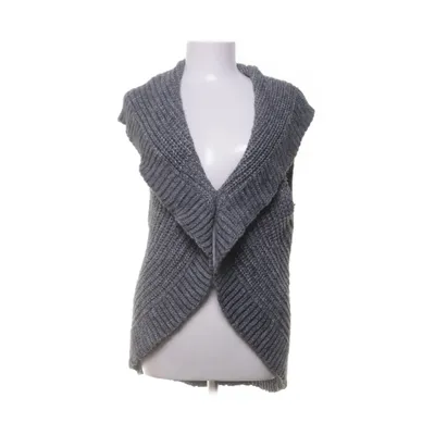 Vest (Gray, Silver) from Lisa Tossa Acrylic, Alpaca wool, Metallic fiber, Wool