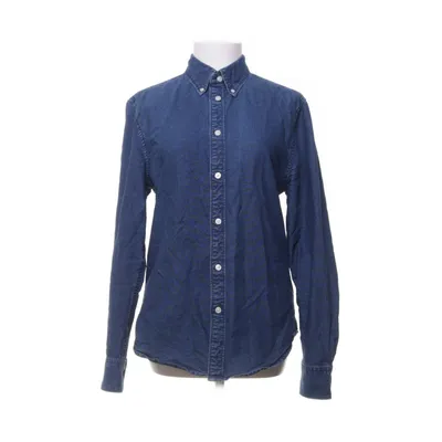 Denim blouse (Blauw) van East West Katoen