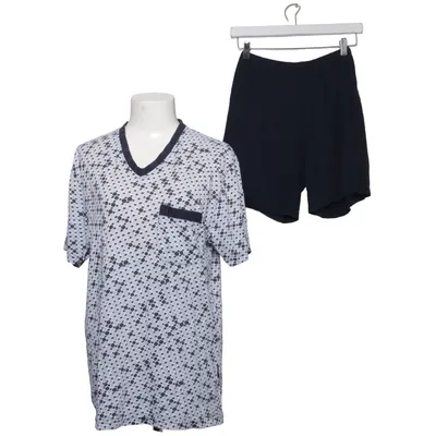 Pyjama (Blauw, Wit) van Götzburg Katoen