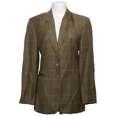 Blazer (Groen, Bruin) van Klaus Steilmann Linnen, Wol