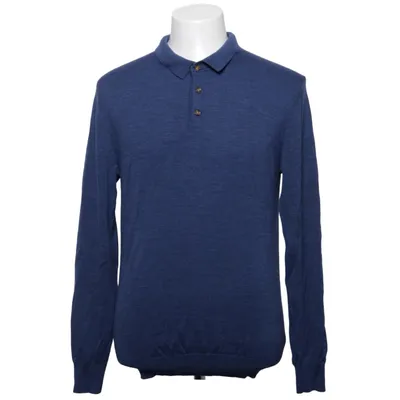 Pull-over (Bleu) de John Henric Laine de mouton