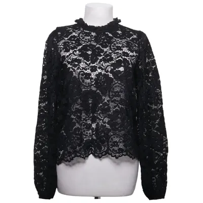 Bluse (Lace Puff Sleeve Top) fra Costes Studio Polyamid, Polyester, Viscose
