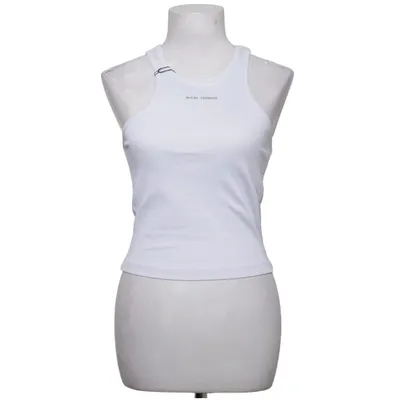 Débardeur (Blanc) de Nicki Studios x Gina Tricot Élasthane, Polyamide