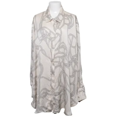 Skjorta (Beige, Svart, Vit) från H&M Polyester