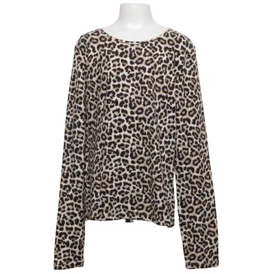 T-shirt à manches longues (Beige, Noir) de Lindex Coton, Élasthane
