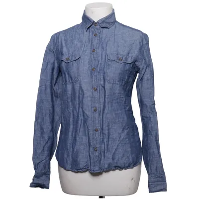 Shirt (Blauw) van GANT Katoen, Linnen