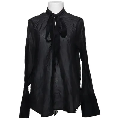 Knytblus (Svart) från H&M Modern Classic Lyocell, Polyester