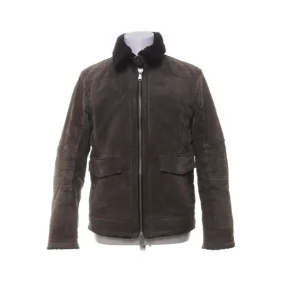 Shearling jas (Groen) van Jofama Leer